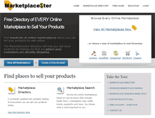 Tablet Screenshot of marketplacester.com